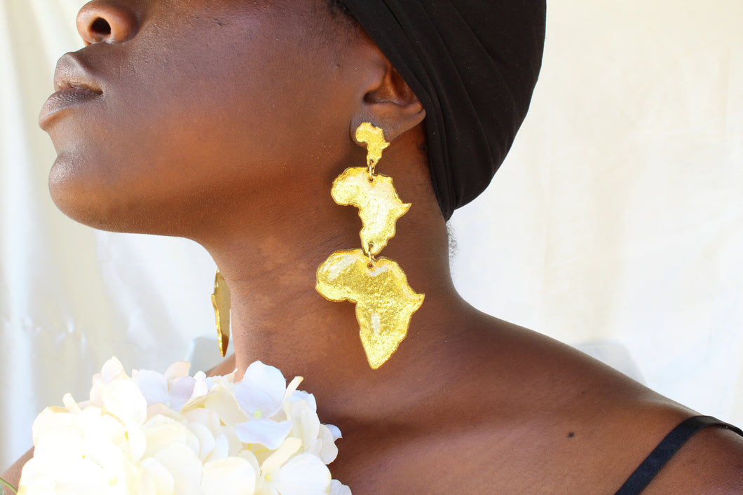Tri Africa earrings