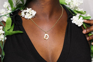 Custom initial necklace