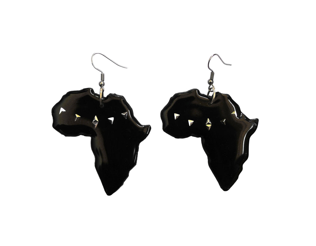 Black Africa earrings / African jewelry