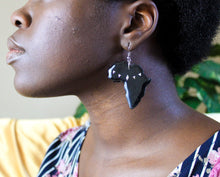 Load image into Gallery viewer, Black Africa earrings / African jewelry
