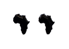 Load image into Gallery viewer, Black Africa stud earrings / African Jewelry