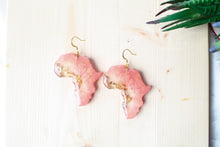 Load image into Gallery viewer, Africa earrings- Pink gold